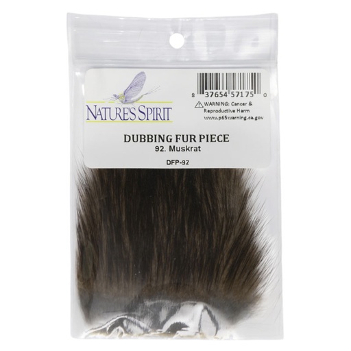 [DFP-92] Nature's Spirit Muskrat Fur Patch
