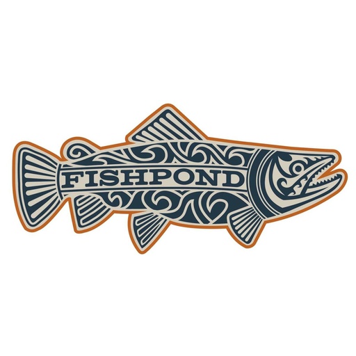 [MTS-O7] Fishpond Adesivo Maori Trout Sticker 7 Inch