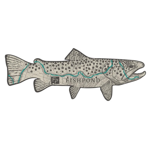 [TTS-8] Fishpond Adesivo Topo Trout Sticker 8 Inch