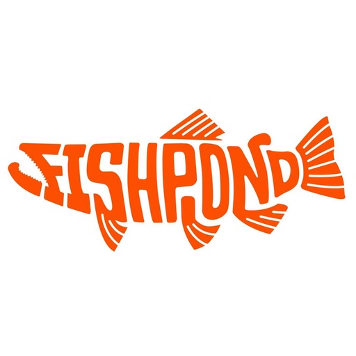 [TS-P-8] Fishpond Thermal Die Cut Sticker Pescado 8 Inch