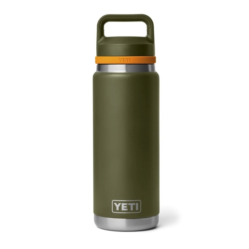 YETI Rambler Bottle 26oz Olive/King Crab Orange