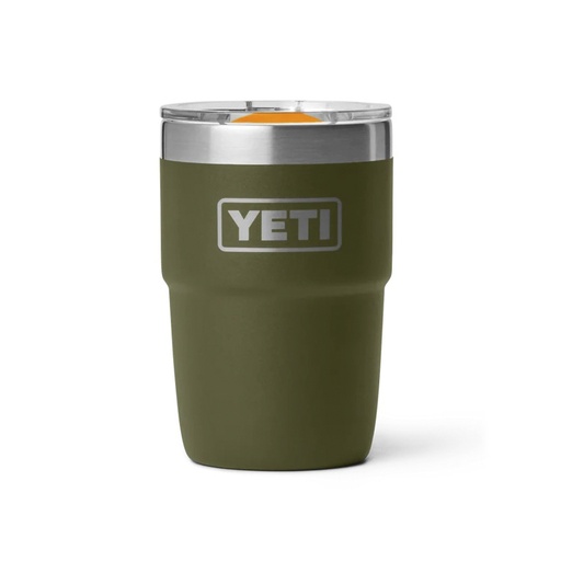 [70000007249] YETI Rambler Tumbler 8oz Olive/King Crab Orange